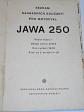 JAWA 250 typ 11 - pérák - 1949 - seznam náhradních součástí