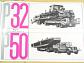 Transporta - P 32 - P 50 - multi - wheel trailers for load hauling - prospekt - Motokov - Tatra 141