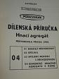 Karosa - řada 730 - dílenská příručka - hnací agregát - 1981