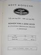 JAWA-ČZ 125/351, 150/352  -1953-54 -  technický popis a jízdní návod