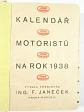 JAWA - kalendář motoristů na rok 1938