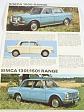 Simca 1971 - Simca 1000, 1100, 1204, 1301/1501 - prospekt