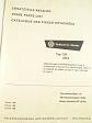 Volkswagen - Industrie - Motor Typ 126, 126 A - Ersatzteile - Katalog - 1969