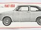 Fiat 600 D, Fiat 850 - Tuzex - prospekt - 1969