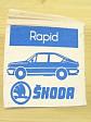 Škoda Rapid - Motokov - poznámkový blok