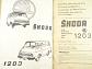 Škoda 1203 - VAN, minibus, ambulance, COM, ROL - katalog náhradních dílů - 1978 - 1979 - 1980 - Motokov