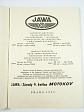 JAWA 250/579/02, 350/575/02 soutěžní motocykl, 250/579/01, 350/575/01 terénní motocykl - 1963 - dodatek návodu k obsluze a seznamu náhradních dílů