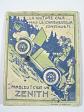 Carburateur Zenith - reklamní zápalky