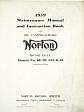 Norton - 1959 Maintenance Manual and Instruction Book for the Unapproachable Norton Motor Cycle Models No. 88, 99, ES2 a 50