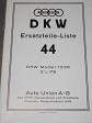 DKW 2 1/2 PS - Ersatzteile-Liste - katalog náhradních dílů - 1936