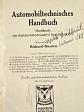 Automobiltechnisches Handbuch - Richard Bussien - 1928