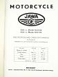 JAWA-ČZ 250/353/03, 350/354/03 - 1956 - Specification and Operator's Manual
