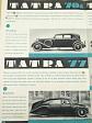 Tatra - výrobní program 1936 - Tatra 52, 70a, 77, 75, 57 - prospekt