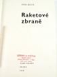 Raketové zbraně - Emil Klesl - 1958