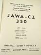 JAWA-ČZ 350 - 354/04 - 1959 - Catalogue de pieces detachees - Catálogo de repuestos