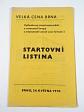 Velká cena Brna 24. 5. 1970 - Mistrovství Evropy cestovních automobilů - Mezinárodní závod formule 3 - program + startovní listina