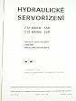 Hydraulické servořízení 712 HRSB - 350, 712 HRNB - 350 - popis a jeho použití, údržba, provozní instrukce - 1988