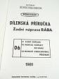 Karosa - dílenská příručka pro zadní nápravy Rába - 1981