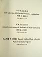 ND 4-022.1 - hydraulický nakladač - katalog náhradních dílů - 1986/87