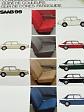 SAAB 1970 - SAAB 96 V4, 95 V4, 99 - Farbenplan - Colour Guide...  prospekt