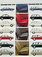 SAAB 1970 - SAAB 96 V4, 95 V4, 99 - Farbenplan - Colour Guide...  prospekt