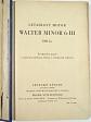 Letadlový motor Walter Minor 6-III - 160 ks - technický popis a návod k obsluze, řízení a udržování motoru - 1948 - Letecké závody n. p. Praha - Jinonice