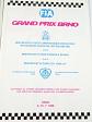 Grand Prix ČSSR Brno - Mistrovství světa sportovních prototypů - Mistrovství ČSSR formule Škoda - Mistrovství ČSSR CSV 1600 cm3 - 8. - 10. 7. 1988 - program + startovní listina + zvláštní ustanovení