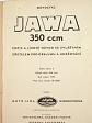 JAWA 350 ccm - pérák - 1951 - popis a jízdní návod