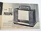 Philips 1938 - 39 - Philips 781, 753, 752, 471, 470, 114, 628 B, auto radio, elektronky Miniwat - prospekt