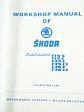 Škoda Favorit 115, 135, 136 L - Workshop Manual - 1988