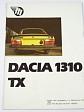 Dacia 1310 TX - 1989 - prospekt - Mototechna