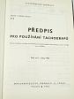 Předpis pro používání tachografů - P 3 - Ministerstvo dopravy - 1965