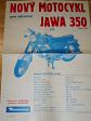JAWA 350 typ 634-7-02 - plakát - Mototechna - 1981
