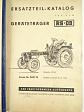 RS-09 - Ersatzteil-katalog für den Geräteträger  - 1963 - VEB Traktorenwerk Schönebeck