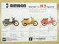 Simson Kleinroller KR 51/2 Typenreihe - 1981 - prospekt