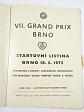 VII. Grand Prix Brno - Mistrovství Evropy automobilů - 18. 5. 1975 - program + startovní listina