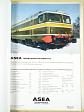 ASEA - Bahnabteilung - Västeras Schweden -  elektrické lokomotivy - prospekty