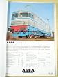 ASEA - Bahnabteilung - Västeras Schweden -  elektrické lokomotivy - prospekty
