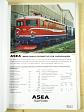 ASEA - Bahnabteilung - Västeras Schweden -  elektrické lokomotivy - prospekty