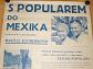 Škoda Popular - S Popularem do Mexika F. A. Elstner - plakát