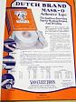 Jobbers Catalogue and Price List - Dutch Brand - Rubber and Chemical Products - Van Cleef Bros - 1931