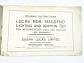 Lucas - Running Instructions for the Lucas MDB Magdyno Lighting and Ignition Set for Motor-cycles 1929 Equipment