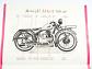 JAWA - motocykl JAWA obsahu 500 cm3 s dvojitým lisovaným ocelovým rámem a kardanovým převodem - JAWA 500 OHV Rumpál - prospekt - 1929
