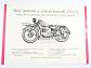 JAWA - motocykl JAWA obsahu 500 cm3 s dvojitým lisovaným ocelovým rámem a kardanovým převodem - JAWA 500 OHV Rumpál - prospekt - 1929
