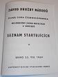 Velká cena ČSR - Závod družby národů -  Brno 23. 8. 1959 - program