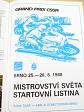 Grand Prix ČSSR - Brno - Mistrovství světa motocyklů a sajdkárů - 28. 8. 1988 - program