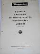 Dodatek katalogu československých motorových vozidel z roku 1960