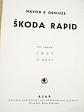 Škoda Rapid - návod k obsluze - 1937 - ASAP Mladá Boleslav