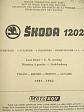 Škoda 1202 - seznam náhradních dílů - 1961 - 1962