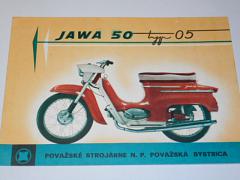 JAWA 50 typ 05 - prospekt - Mototechna